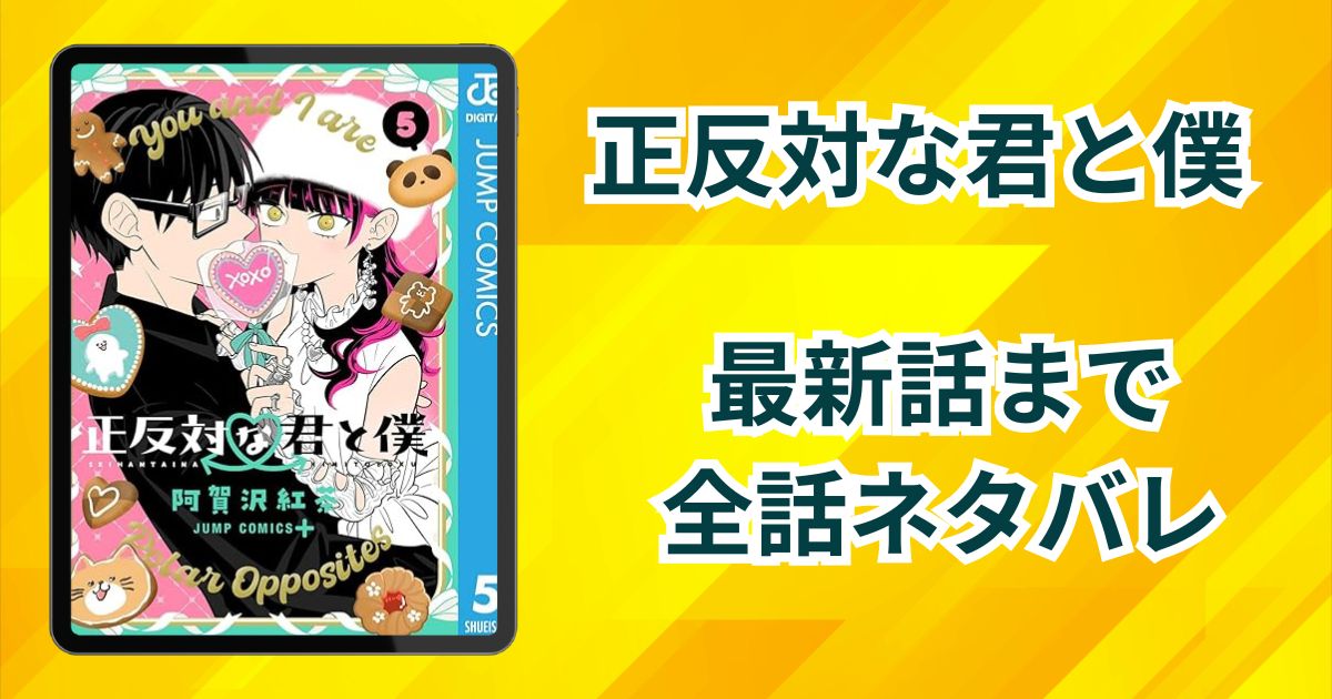 漫画「正反対な君と僕」最新刊までネタバレ全話！最終回結末を感想レビュー付きで考察